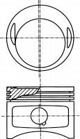 Поршень NÜRAL 87-179700-10