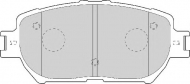 Комплект тормозных колодок NECTO FD7065A