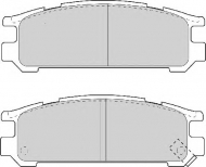 Комплект тормозных колодок NECTO FD6708A
