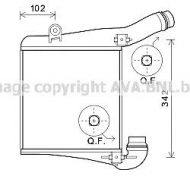 Теплообменник AVA QUALITY COOLING PR4077