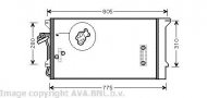 Конденсатор AVA QUALITY COOLING VW5244