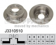 Тормозной диск NIPPARTS J3310510