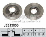 Тормозной диск NIPPARTS J3313003