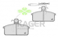 Комплект тормозных колодок KAGER 35-0434