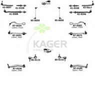 Подвеска колеса KAGER 80-1095