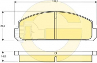 Комплект тормозных колодок GIRLING 6101789