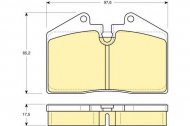 Комплект тормозных колодок GIRLING 6103792