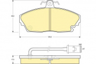 Комплект тормозных колодок GIRLING 6104791