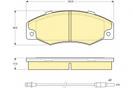 Комплект тормозных колодок GIRLING 6109033
