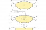 Комплект тормозных колодок GIRLING 6109602