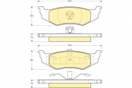 Комплект тормозных колодок GIRLING 6112345