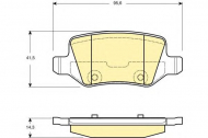 Комплект тормозных колодок GIRLING 6114811