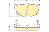 Комплект тормозных колодок GIRLING 6131439
