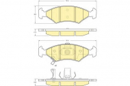 Комплект тормозных колодок GIRLING 6132242