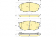 Комплект тормозных колодок GIRLING 6133099