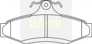 Комплект тормозных колодок BRECK 23237 00