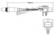 Датчик WALKER PRODUCTS 250-25079