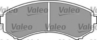 Комплект тормозных колодок VALEO 597557