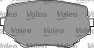 Комплект тормозных колодок VALEO 597300