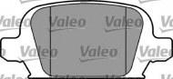 Комплект тормозных колодок VALEO 597350