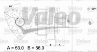 Генератор VALEO 436192