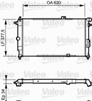Теплообменник VALEO 731174