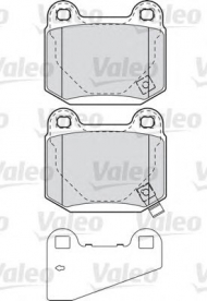 Комплект тормозных колодок VALEO 598914