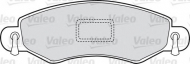 Комплект тормозных колодок VALEO 598453