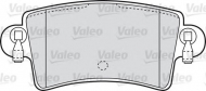 Комплект тормозных колодок VALEO 598538