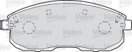 Комплект тормозных колодок VALEO 601013