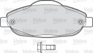 Комплект тормозных колодок VALEO 598927