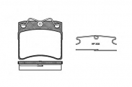 Комплект тормозных колодок WOKING P2853.00