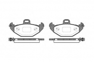 Комплект тормозных колодок WOKING P7863.00