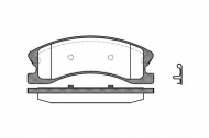 Комплект тормозных колодок WOKING P8733.02