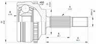 Шарнирный комплект OPEN PARTS CVJ5365.10
