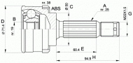 Шарнирный комплект OPEN PARTS CVJ5393.10