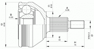 Шарнирный комплект OPEN PARTS CVJ5609.10