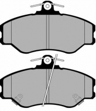 Комплект тормозных колодок Brake ENGINEERING PA1074
