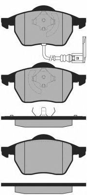 Комплект тормозных колодок Brake ENGINEERING PA1305