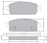 Комплект тормозных колодок FREMAX FBP-1725