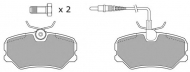 Комплект тормозных колодок FREMAX FBP-0573