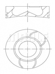 Поршень PERFECT CIRCLE 56 15518 0