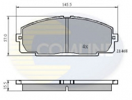Комплект тормозных колодок COMLINE CBP0459