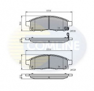 Комплект тормозных колодок COMLINE CBP31584