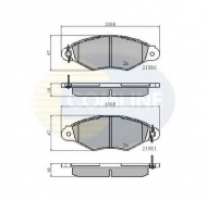Комплект тормозных колодок COMLINE CBP2485
