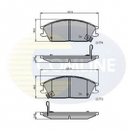 Комплект тормозных колодок COMLINE CBP3922