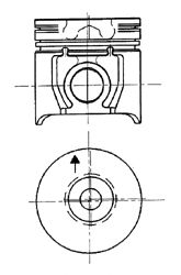 Поршень KOLBENSCHMIDT 92189600