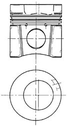 Поршень KOLBENSCHMIDT 91074600