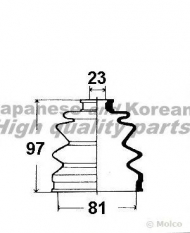 Комплект пыльника ASHUKI H064-29