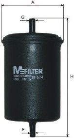 Фильтр MFILTER BF 674
